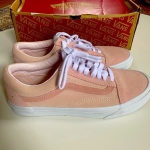 Old Skool pink Vans. New in box.